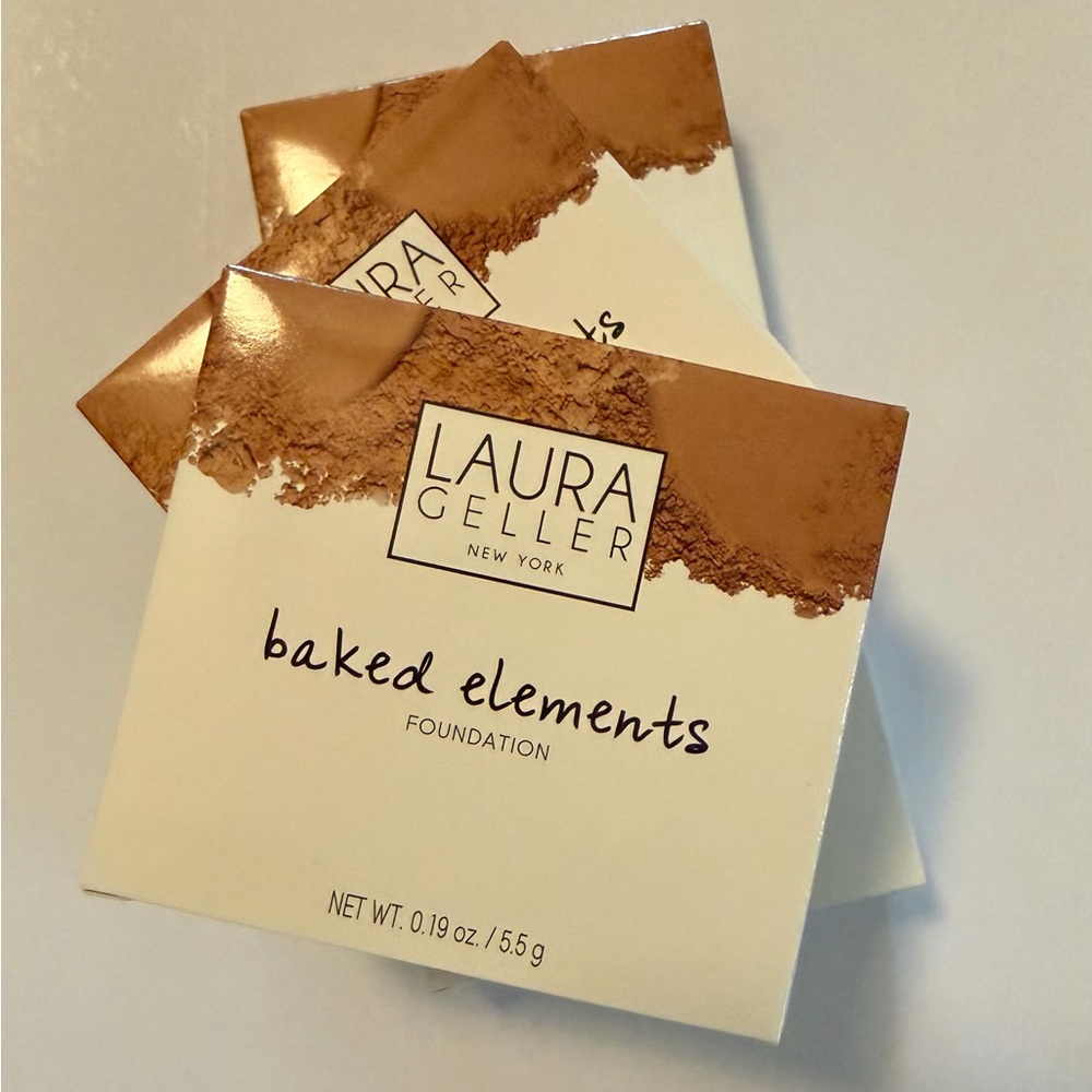 NIB (4) Laura Geller Baked Elements Deep Foundation